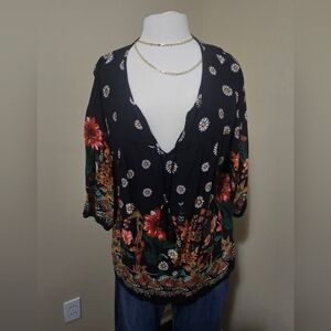 Womens Boho Top